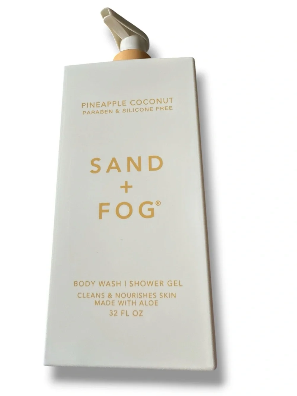 Sand + Fog Huge Pineapple Coconut Body Wash - Cream 32 oz Tropical 🏝️ Yummy